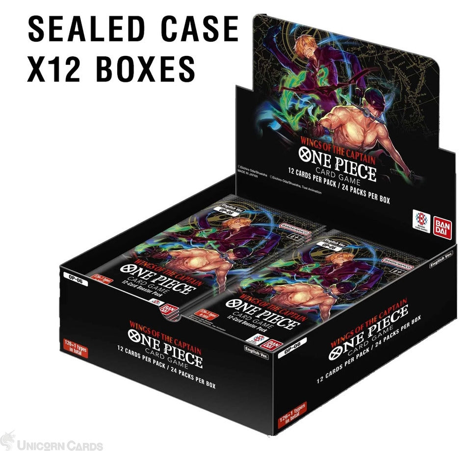 One Piece TCG - Wings Of The Captain (OP 06) - Booster Box CASE - 0% VAT GVMS