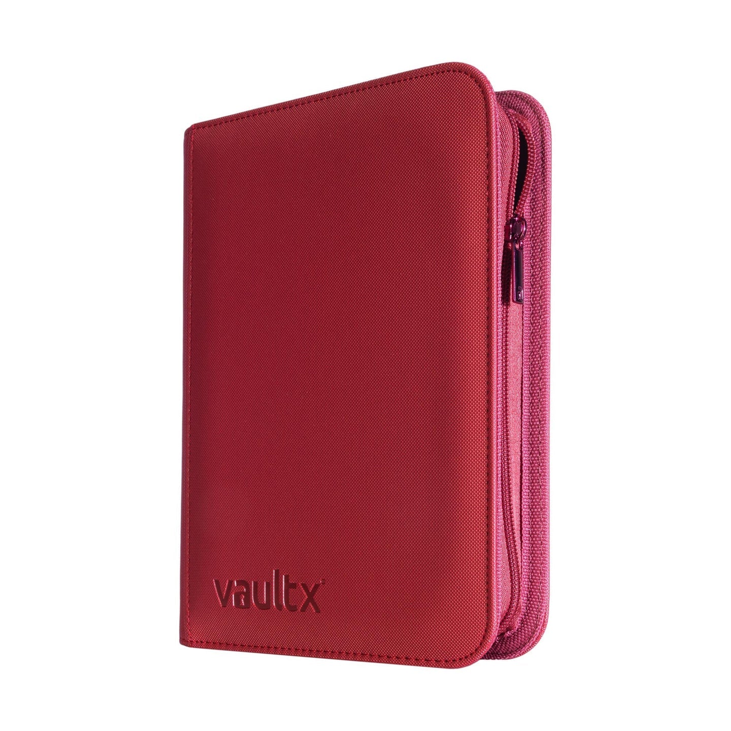 Vault X - 4 Pocket Exo-Tec Zip Binder - Metallic Red