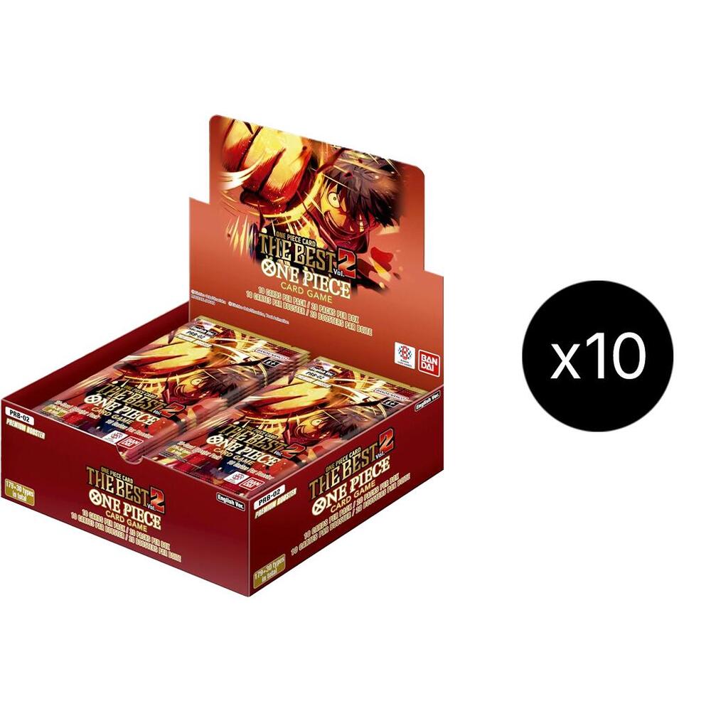 One Piece TCG - Premium Booster The Best (PRB 02) - Booster Box CASE - 0% VAT GVMS
