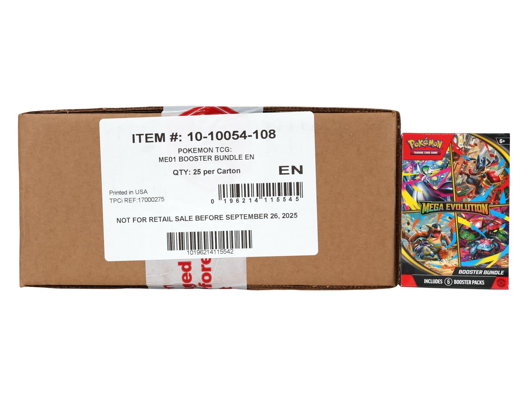Pokemon - Mega Evolutions ME01 - Booster Bundle CASE (25ct)