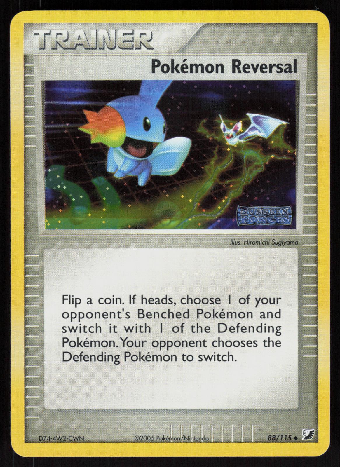 Pokemon Pokemon Reversal 88/115 Unseen Forces Uncommon Reverse Holo Near Mint