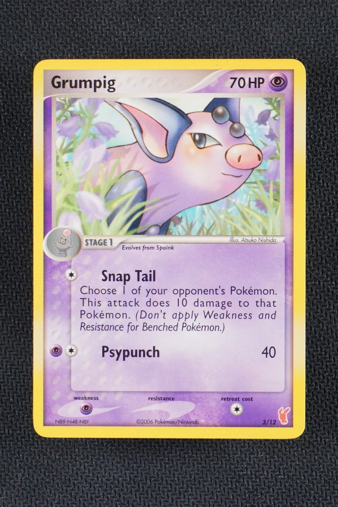 grumpig pokemon card Grumpig 3/12
