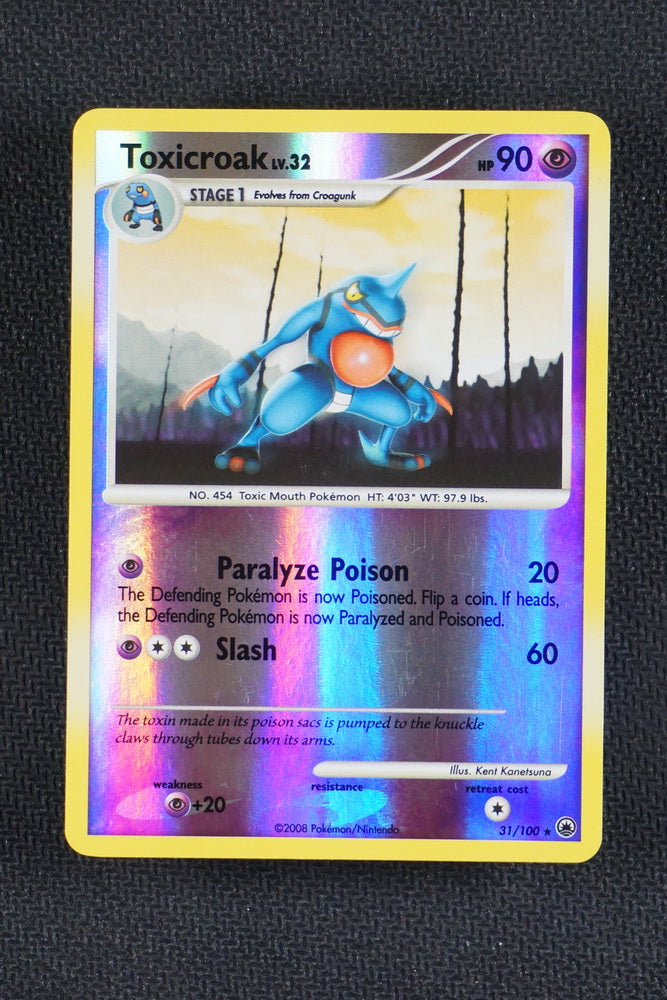 Toxicroak 31/100 - Majestic Dawn - Reverse Holo