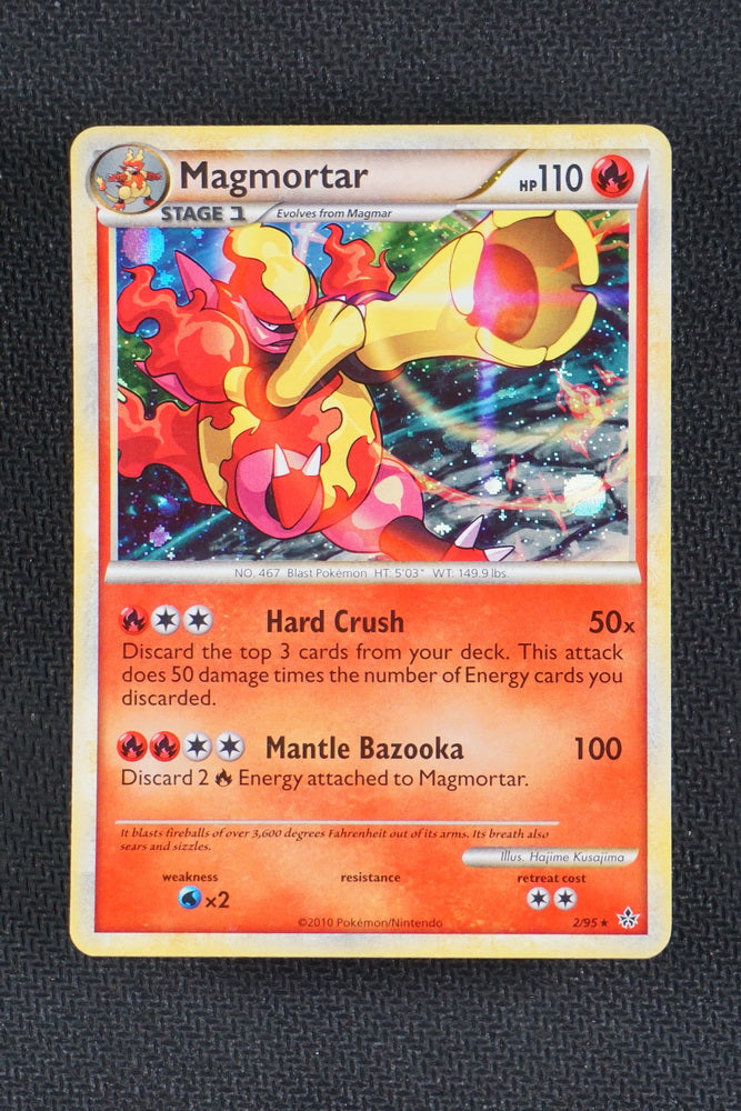 Magmortar 2/95 - HGSS Unleashed - Holo Magmortar 2/95 - HGSS Unleashed - Holo