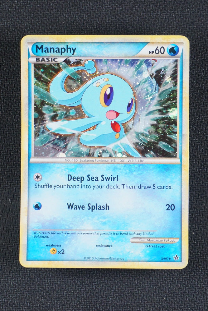 Manaphy 3/95 - HGSS Unleashed - Holo