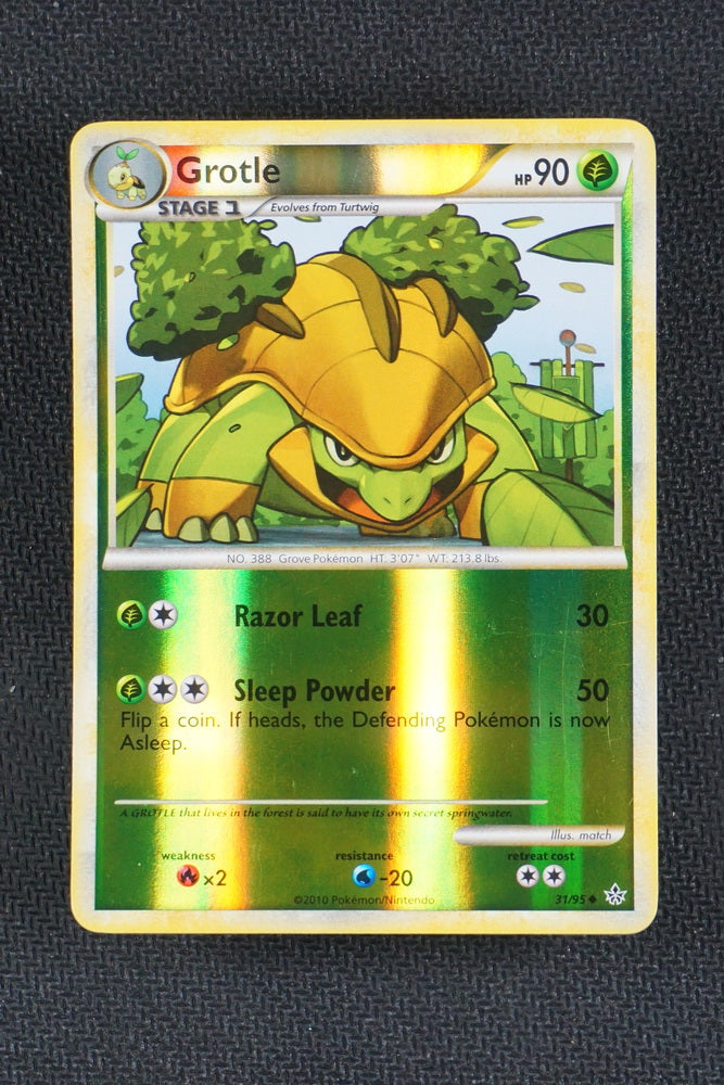 Grotle 31/95 - HGSS Unleashed - Reverse Holo