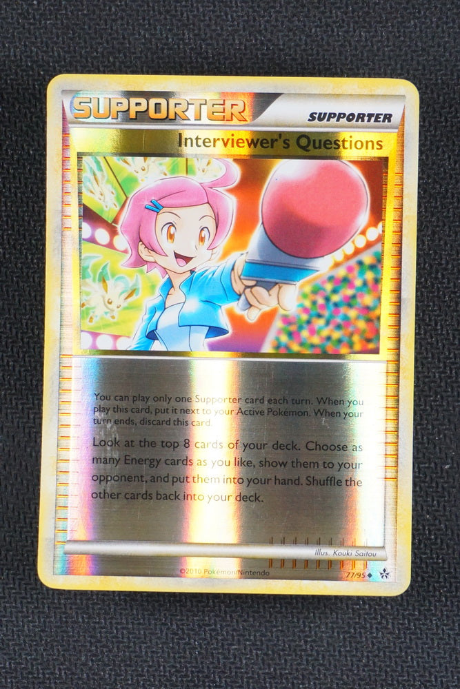 Interviewer's Questions 77/95 - HGSS Unleashed - Reverse Holo