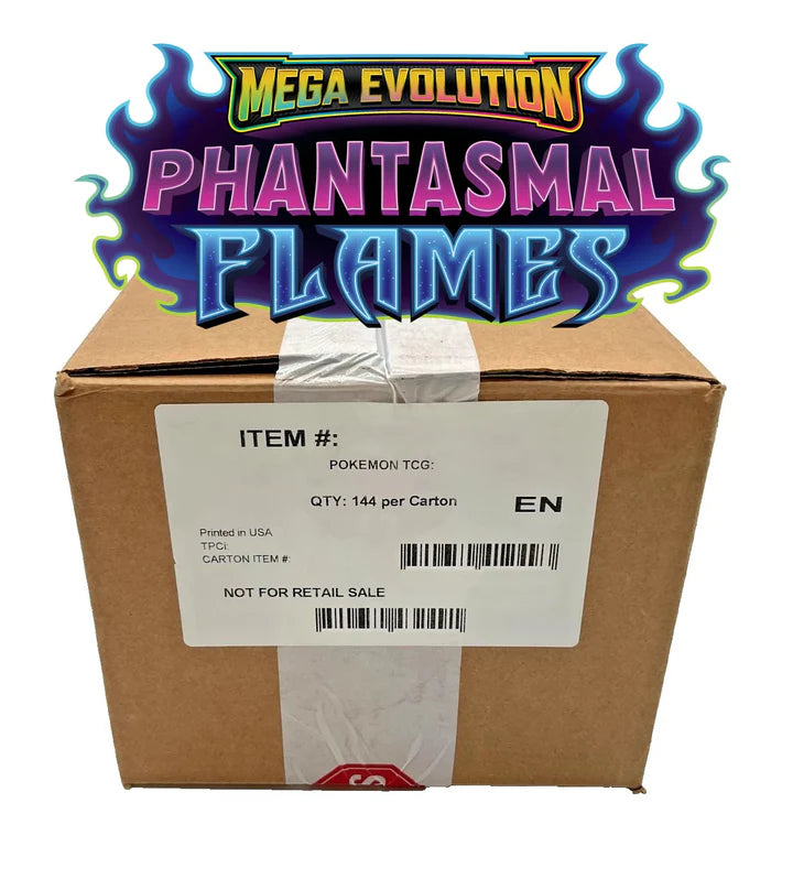 Pokemon - Phantasmal Flames - Sleeved Booster Pack CASE (144 Packs)