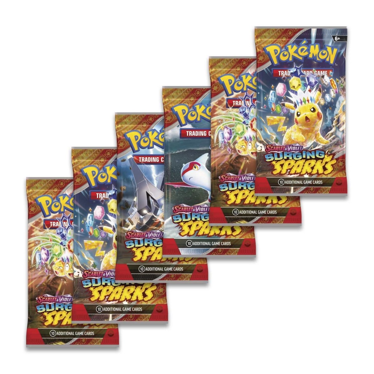 Pokemon - Scarlet & Violet Surging Sparks - Booster Bundle (6 Packs)