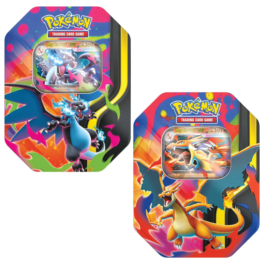 Pokemon - Mega Charizard ex - X + Y Tin Pair - 20% VAT