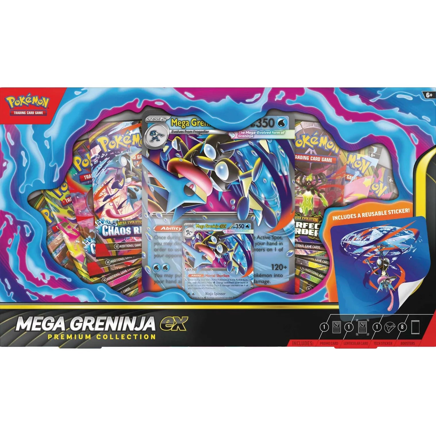 Pokemon - Mega Greninja ex - Collection Box - 20% VAT