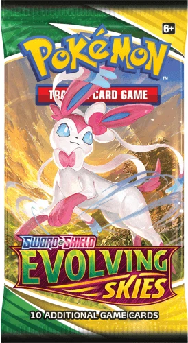 Pokemon - Evolving Skies - Single Booster Pack - 0% VAT GVMS Pokemon - Evolving Skies - Single Booster Pack - 0% VAT GVMS