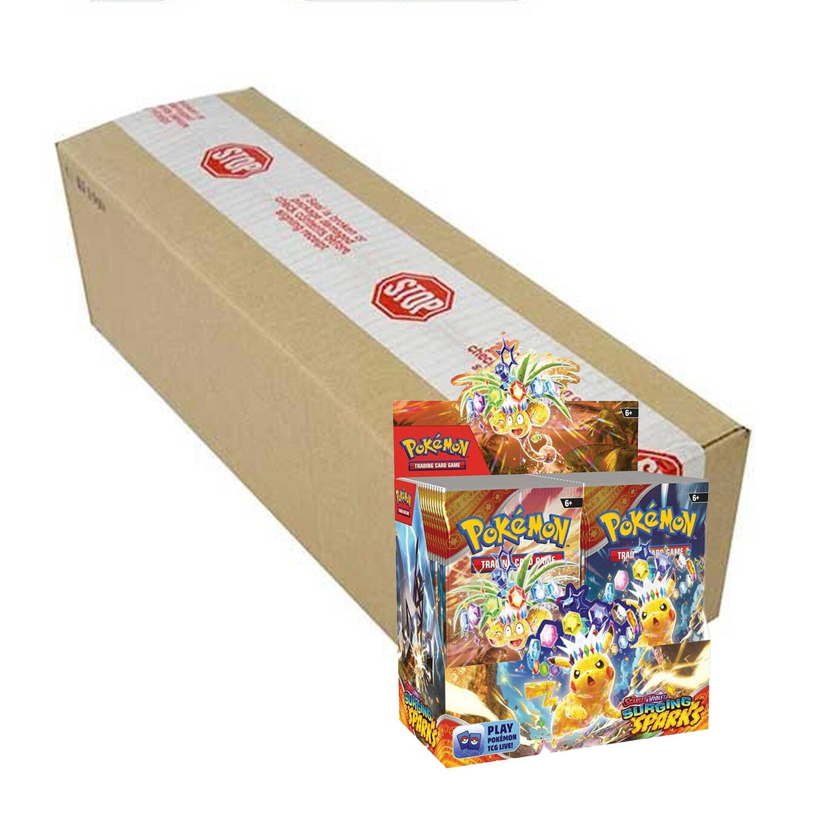 Pokemon - Surging Sparks - Booster Box Case (6 Units)