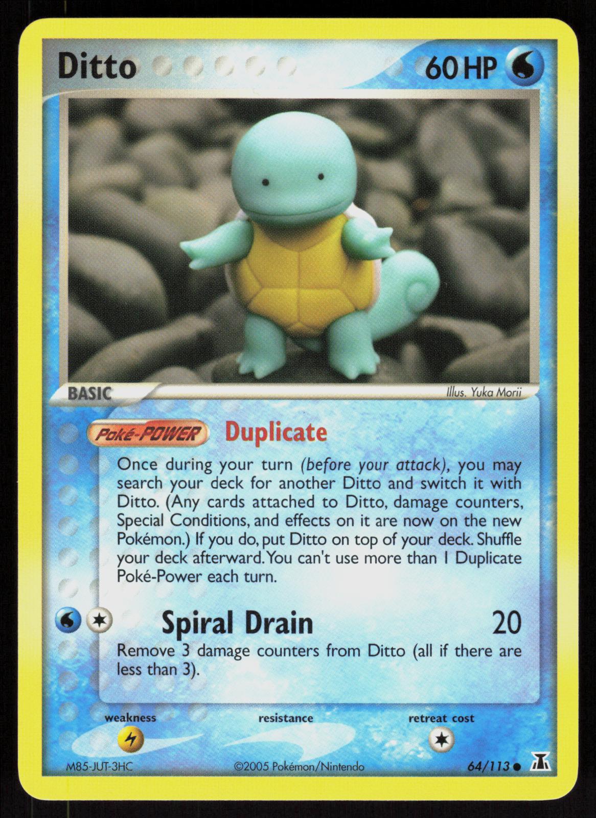 Pokemon Ditto 64/113 Delta Species Common Near Mint