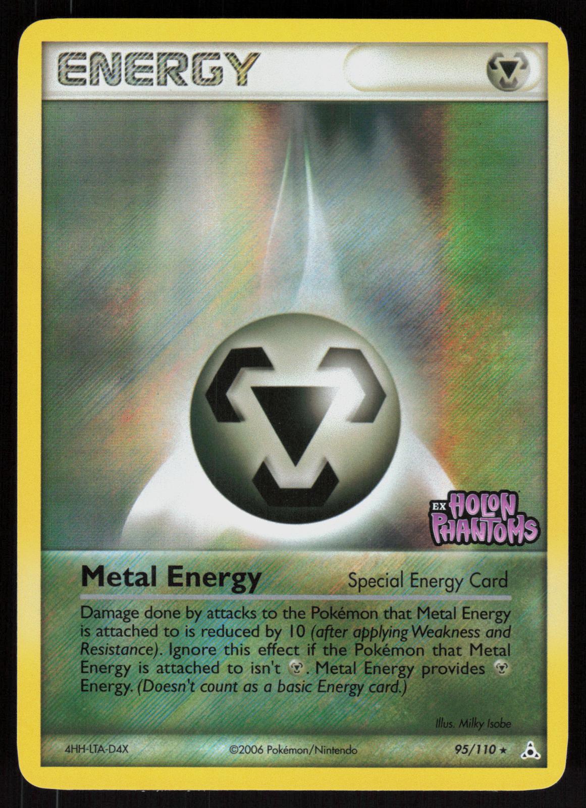 Pokemon Metal Energy 95/110 Holon Phantoms Rare Reverse Holo Near Mint