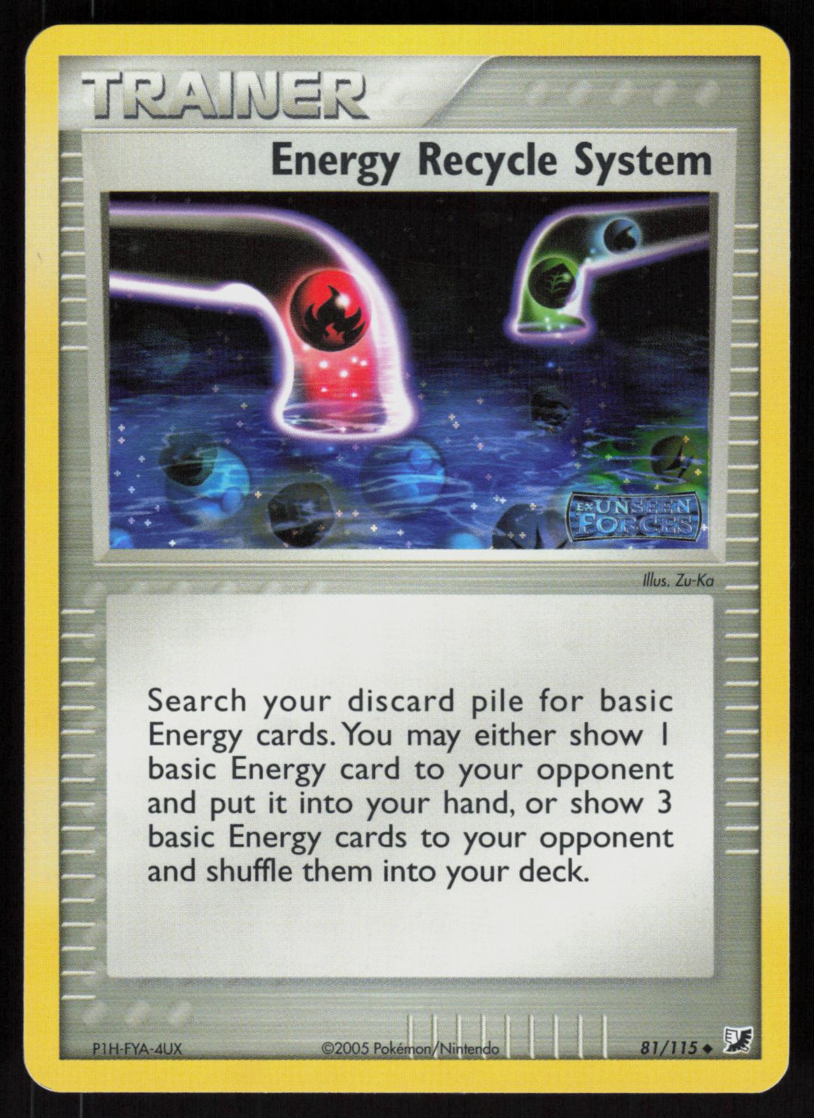 Pokemon Energy Recycle System 84/97 Dragon Uncommon Reverse Holo Near Mint