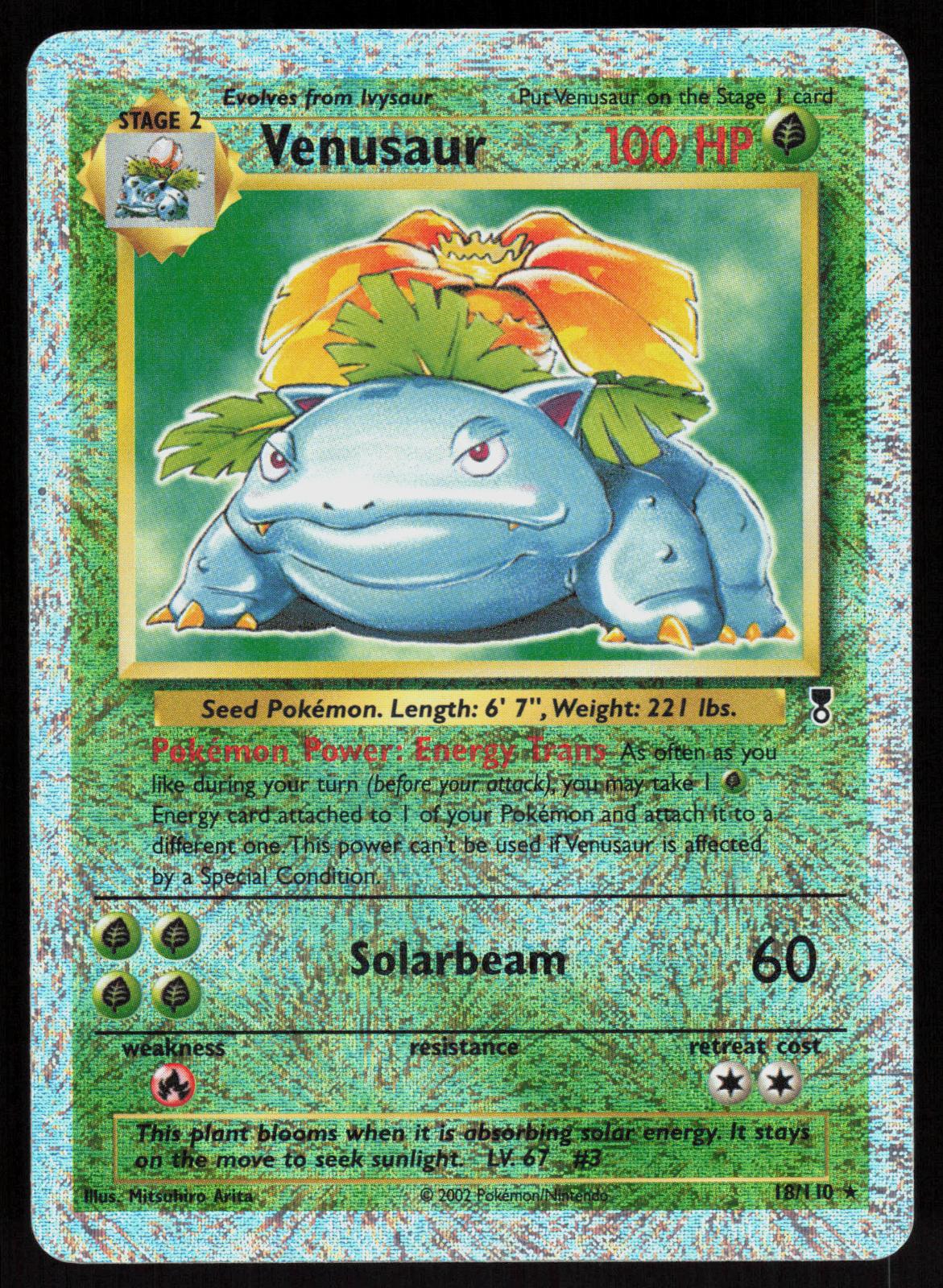 venusaur pokemon card value 15/102 Pokemon Venusaur 18/110 Legendary Collection Reverse Holo Moderately Played