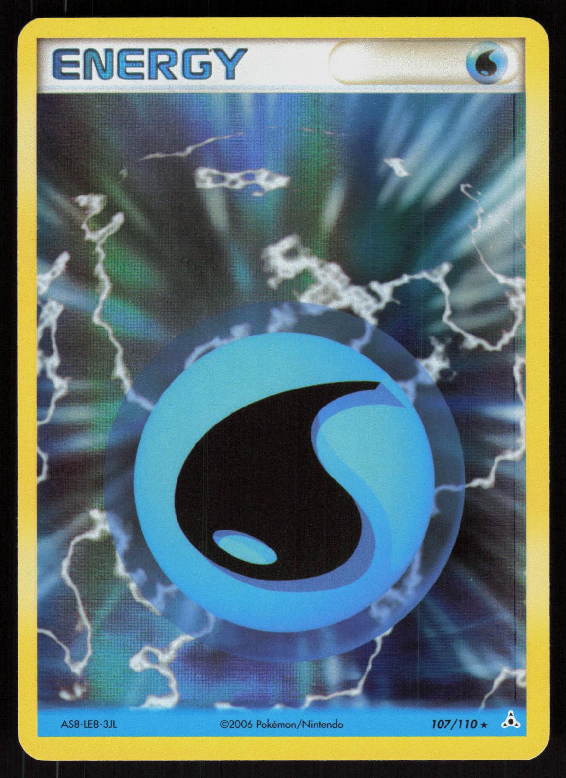 Pokemon Water Energy 107/110 Holon Phantoms Holo Rare Near Mint