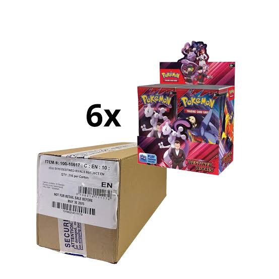Pokemon - Destined Rivals - Booster Box Case (6 Boxes) - 0% VAT GVMS