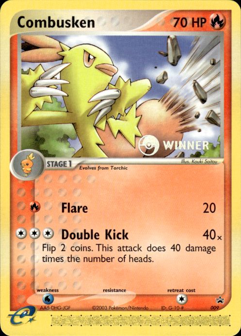 Pokemon Combusken 009 Nintendo Black Star Promos Promo Near Mint