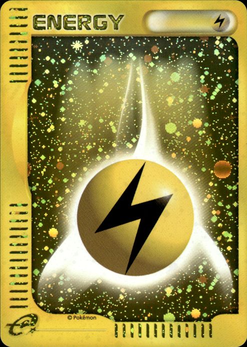 Pokemon Lightning Energy Mcdonald's E Pack Holo Promo Japanese Near Mint