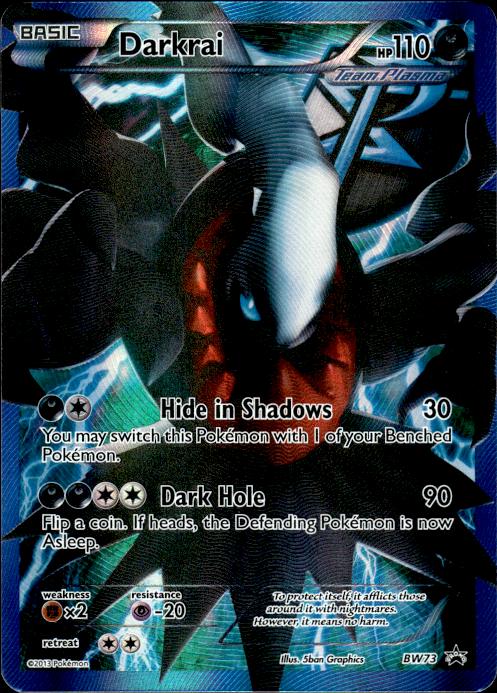 Pokemon Darkrai BW73 BW Black Star Promos Promo Lightly Played