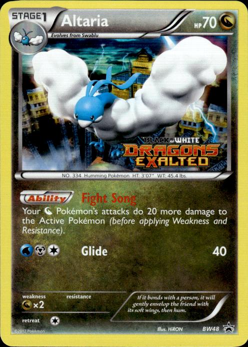Pokemon Altaria BW48 BW Black Star Promos Promo Lightly Played
