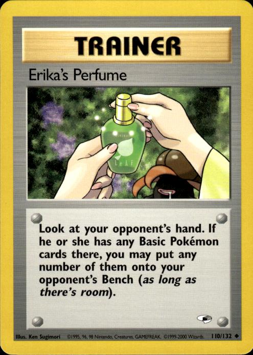 Pokemon Erika's Perfume 110/132 Gym Heroes Uncommon Near Mint