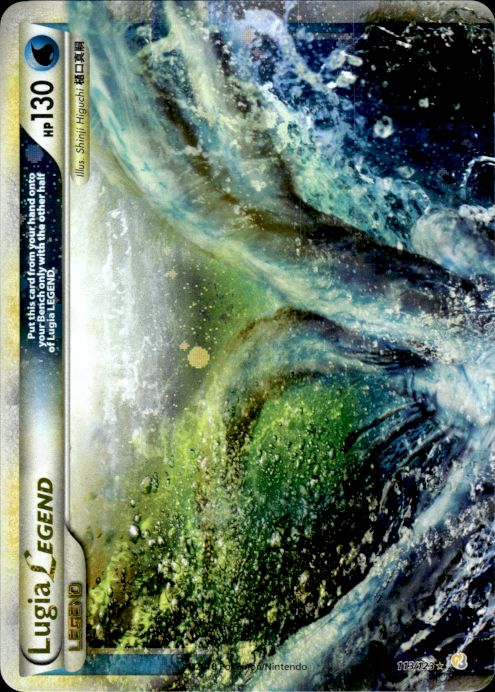 Lugia LEGEND 113/123 LEGEND HeartGold & SoulSilver Pokemon Lightly Played