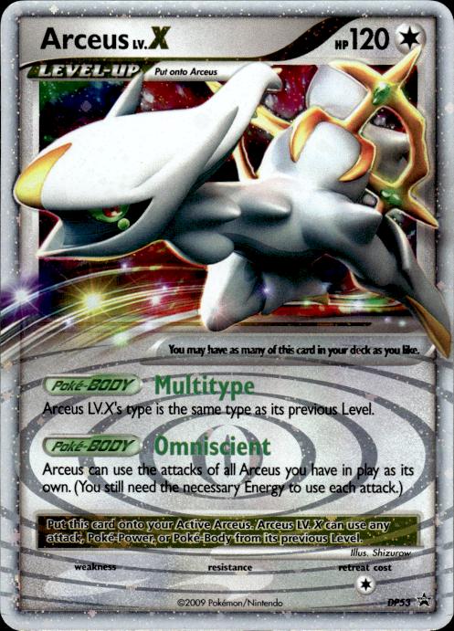 Pokemon Arceus LV.X DP53 DP Black Star Promos Promo Lightly Played