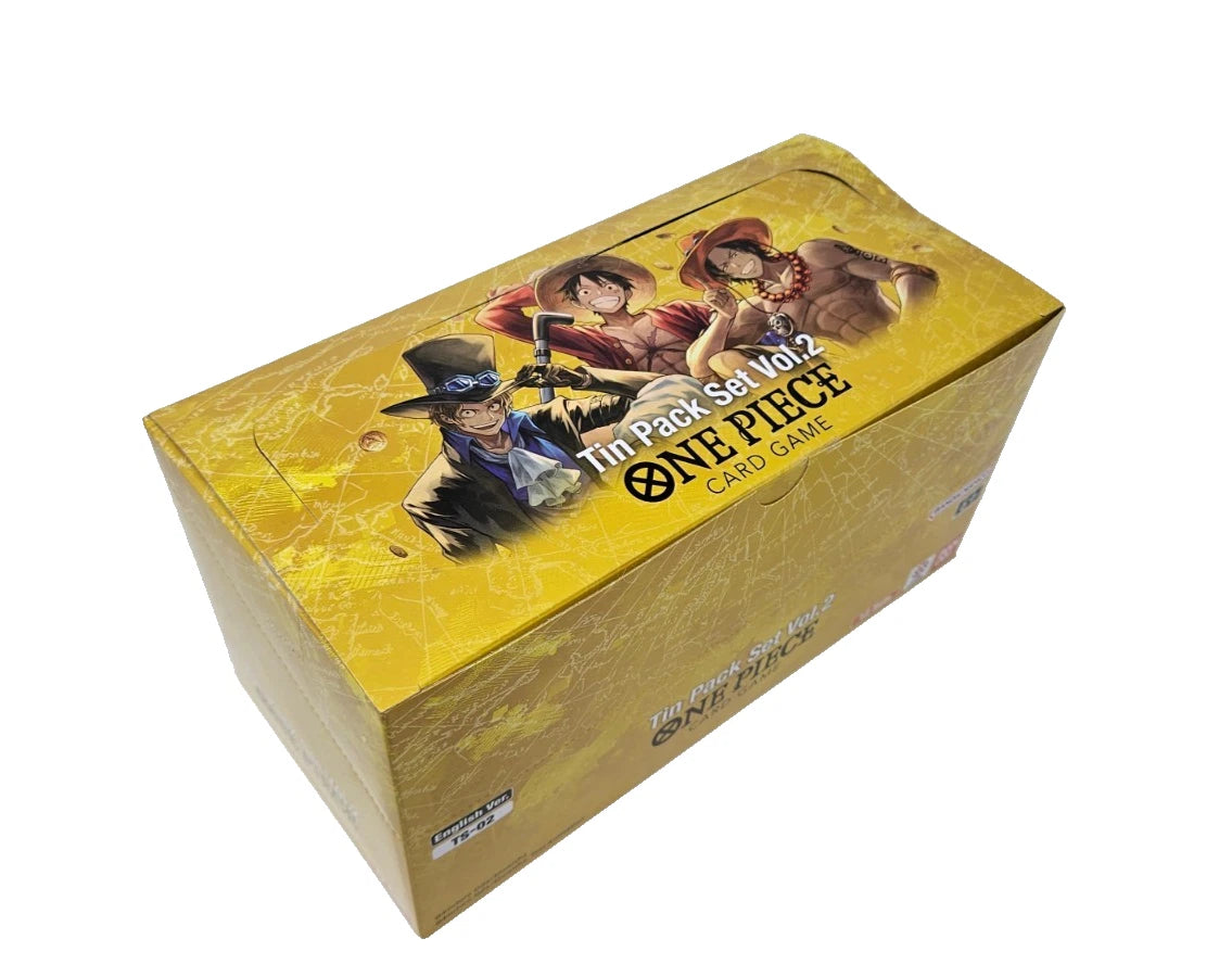 One Piece TCG - Tin Pack Set Vol 2 - TS-02 Assorted (12 Tin Case) - 20% VAT