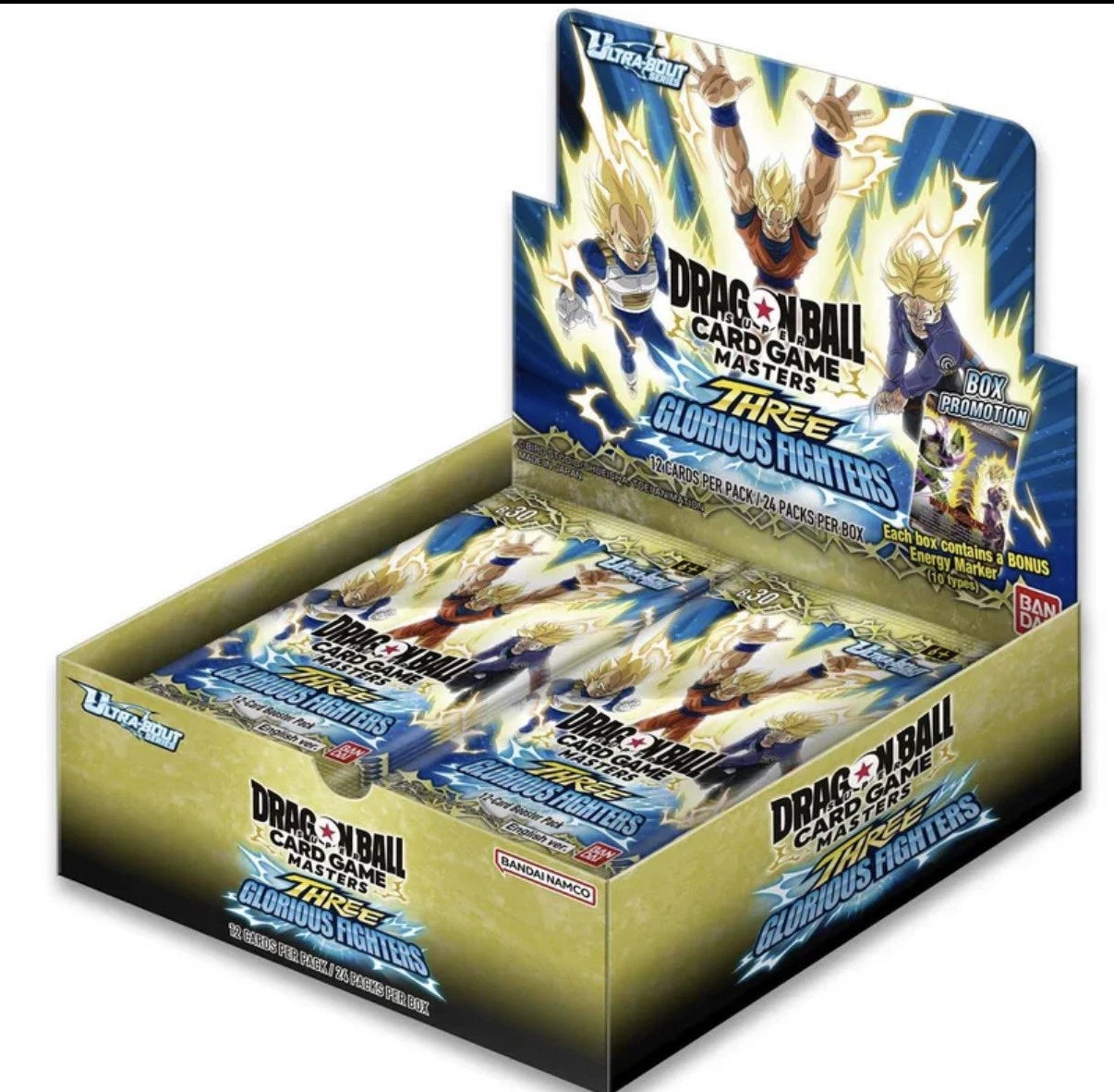 Dragon Ball Super CG - Masters - Three Glorious Fighters (B30) - Booster Box 20% VAT