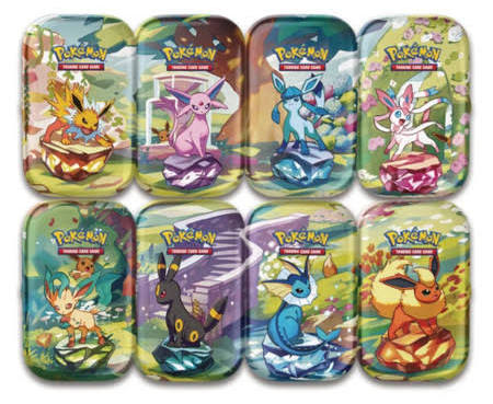 Pokemon - Prismatic Evolutions - Mini Tin Display