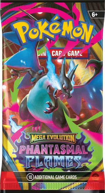 Pokemon - ME Phantasmal Flames - Single Booster Pack - 0% VAT GVMS Pokemon - ME Phantasmal Flames - Single Booster Pack - 0% VAT GVMS