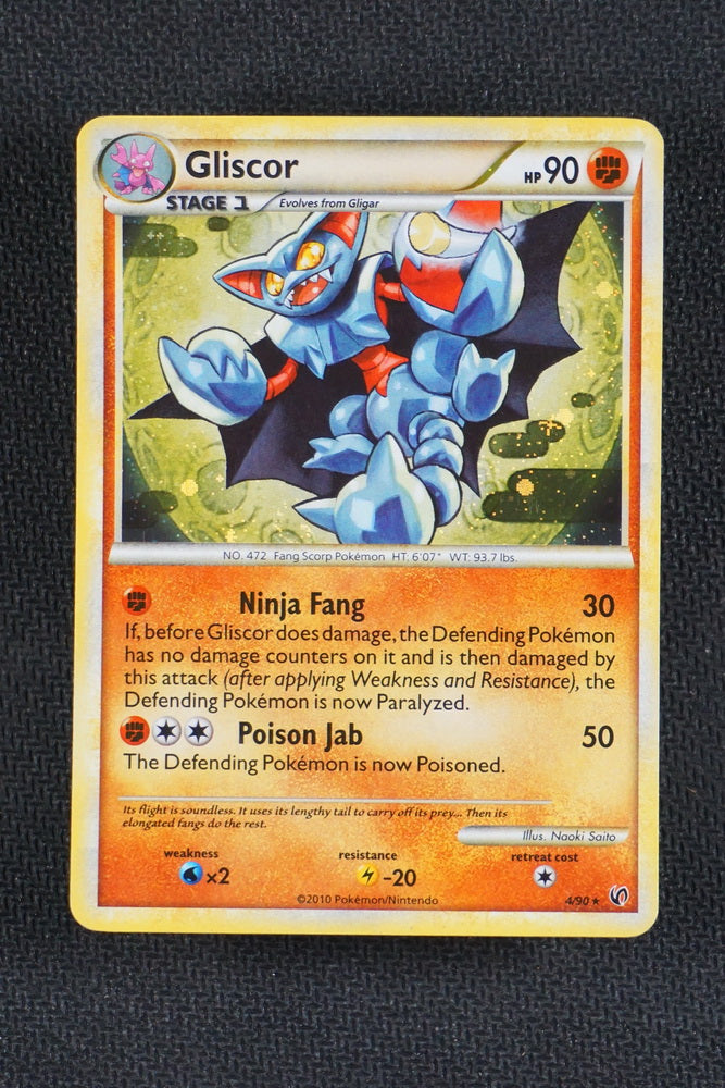 Gliscor 4/90 - HGSS Undaunted - Holo