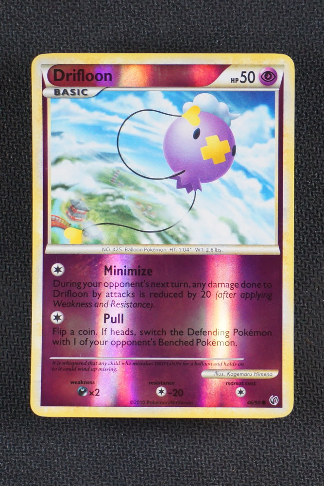 Drifloon 46/90 - HGSS Undaunted - Reverse Holo
