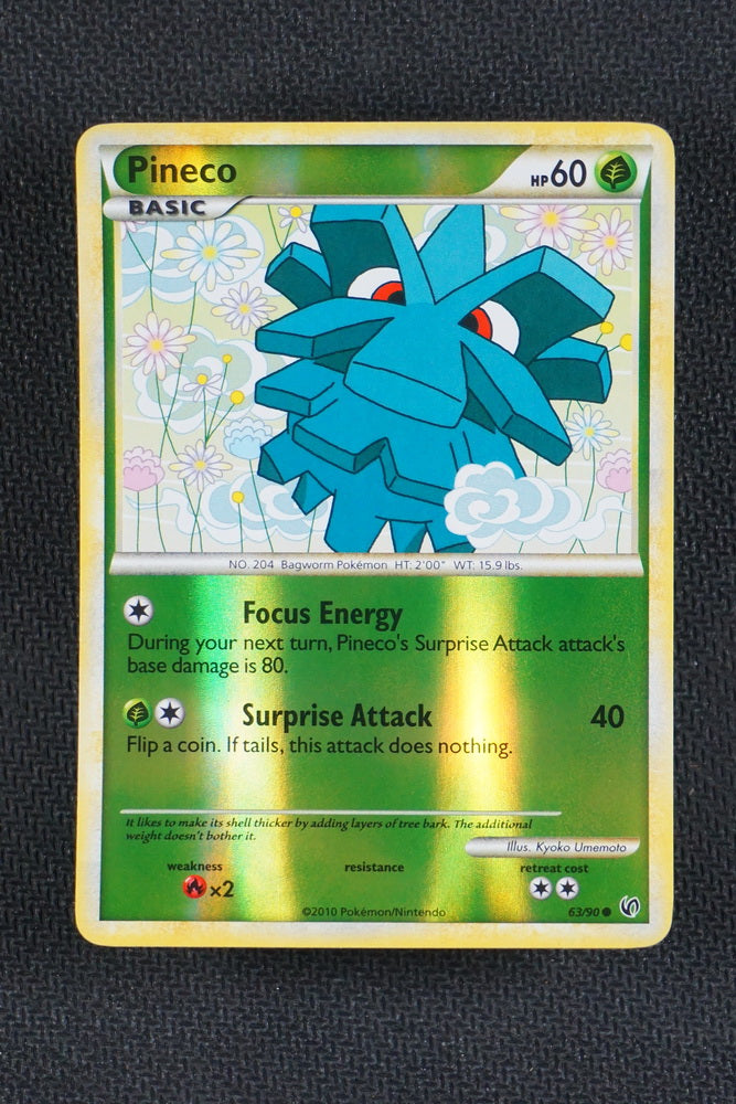 Pineco 63/90 - HGSS Undaunted - Reverse Holo