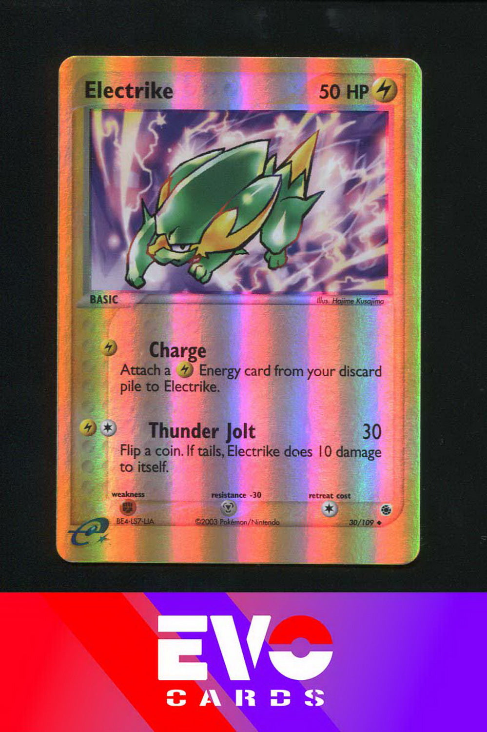 Electrike 30/109 - ex Ruby & Sapphire - Reverse holo - Excellent