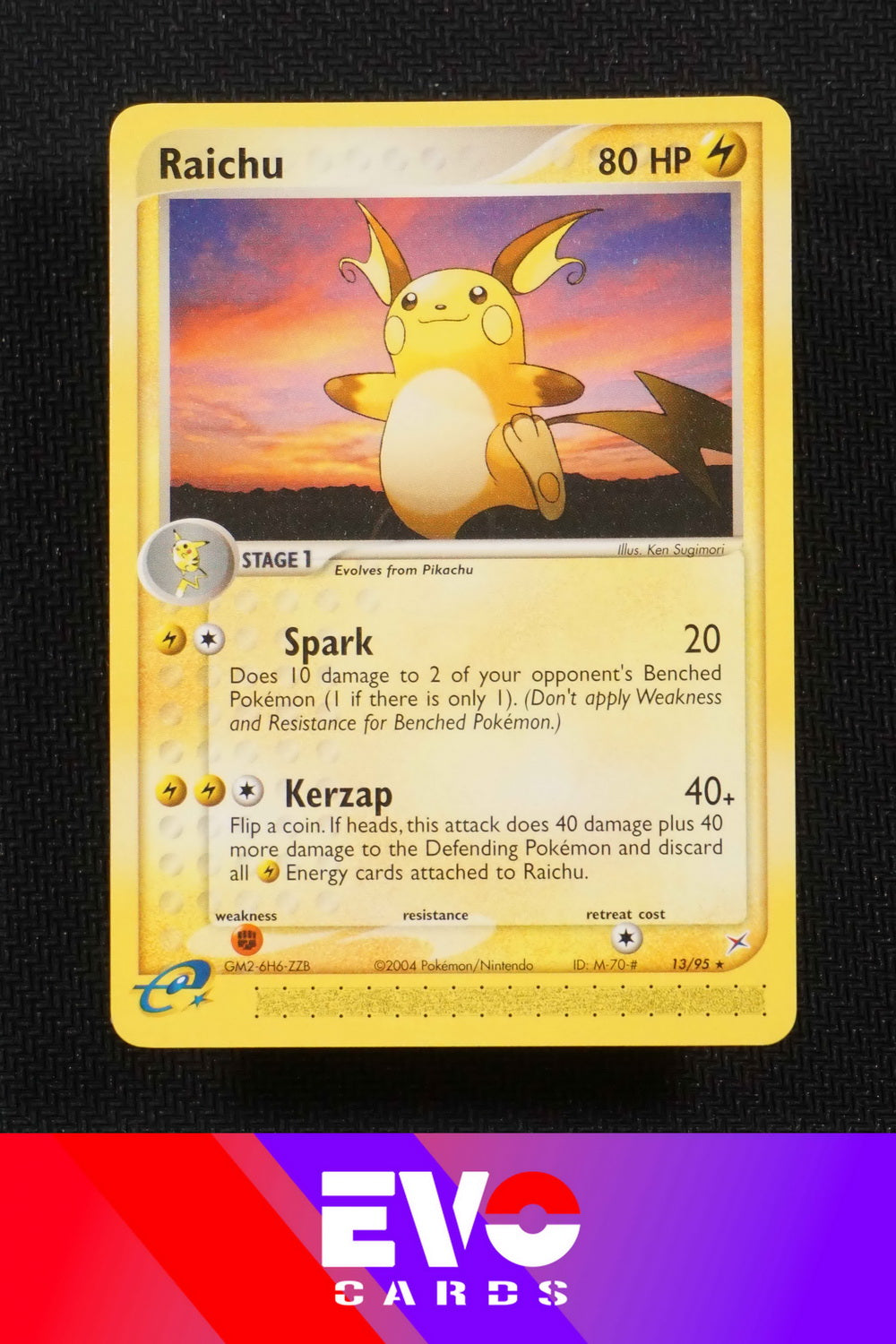 Raichu 13/95 - ex Team Magma vs Team Aqua - Near Mint