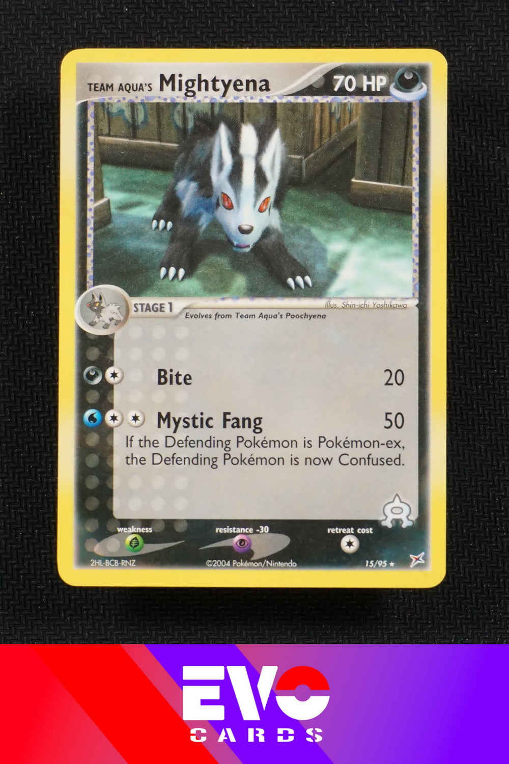 Mightyena 15/95 - ex Team Magma vs Team Aqua - Near Mint