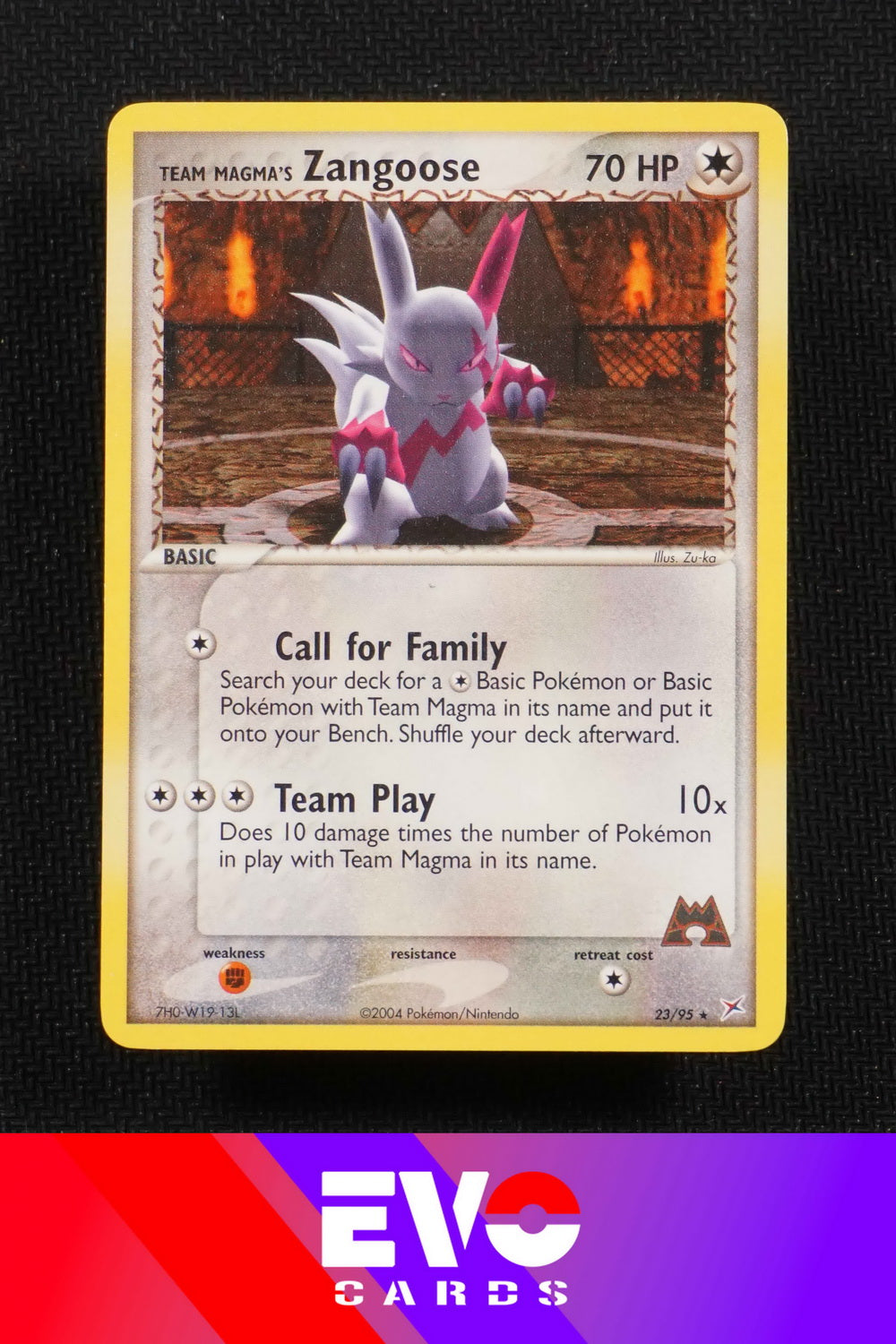 Zangoose 23/95 - ex Team Magma vs Team Aqua - Near Mint