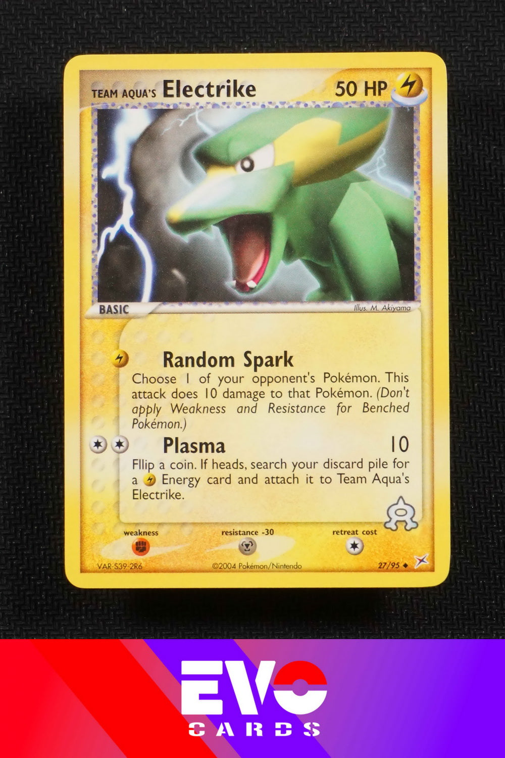 Electrike 27/95 - ex Team Magma vs Team Aqua - Near Mint