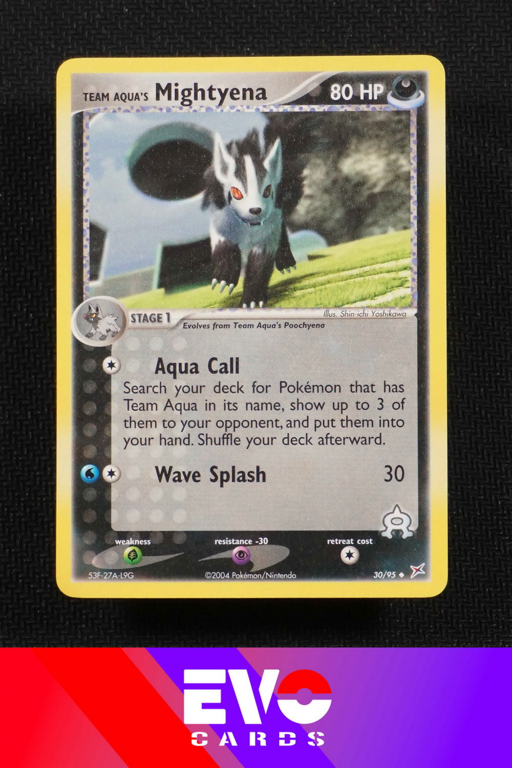 Mightyena 30/95 - ex Team Magma vs Team Aqua - Near Mint Mightyena 30/95 - ex Team Magma vs Team Aqua - Near Mint