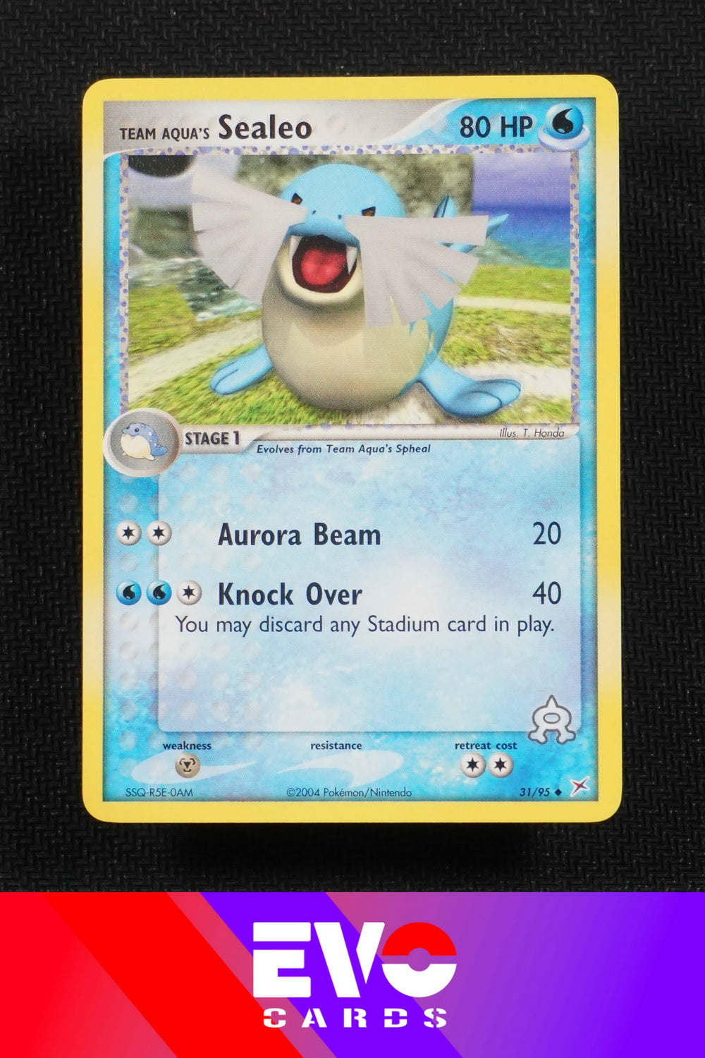 Sealeo 31/95 - ex Team Magma vs Team Aqua - Near Mint