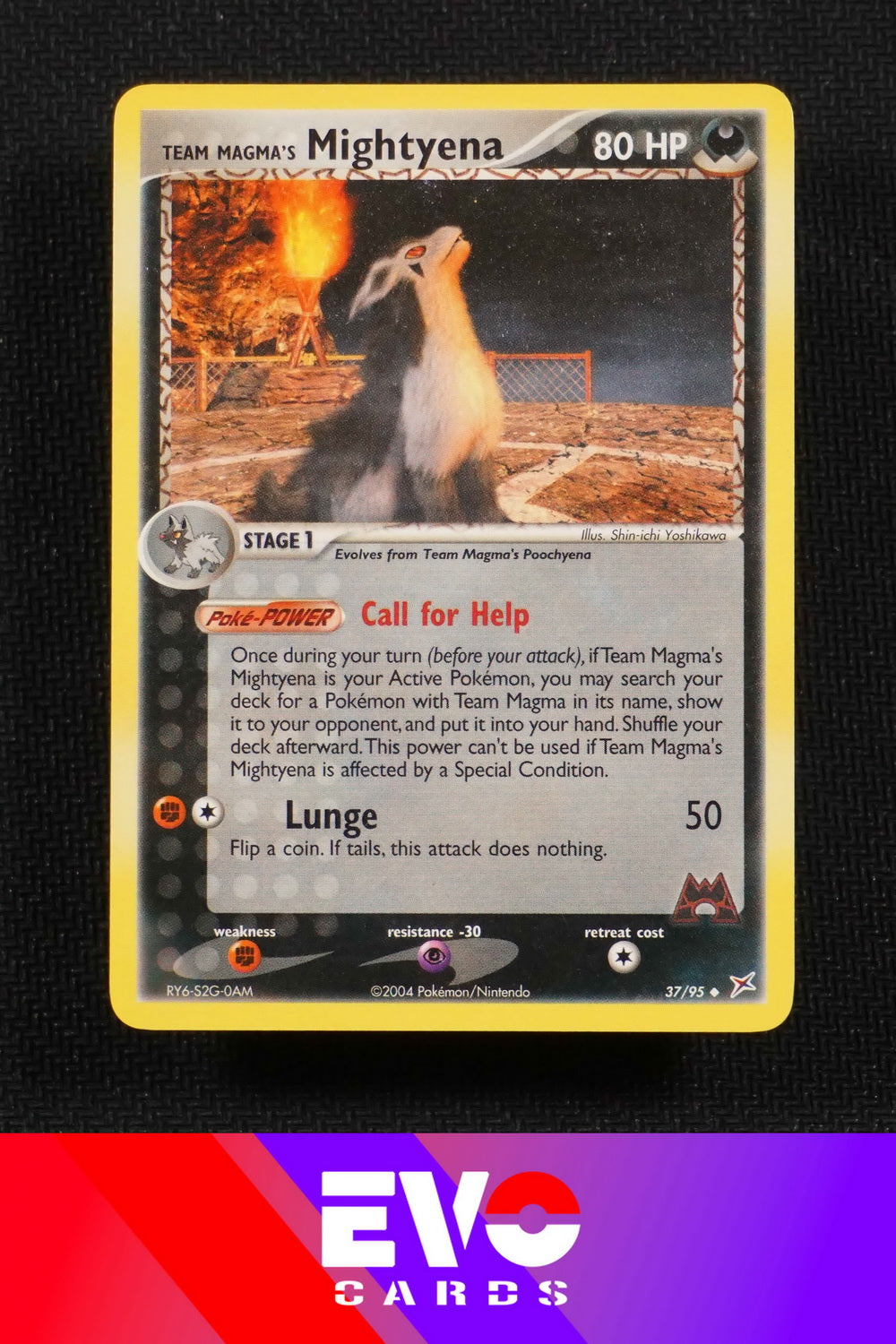 Mightyena 37/95 - ex Team Magma vs Team Aqua - Near Mint