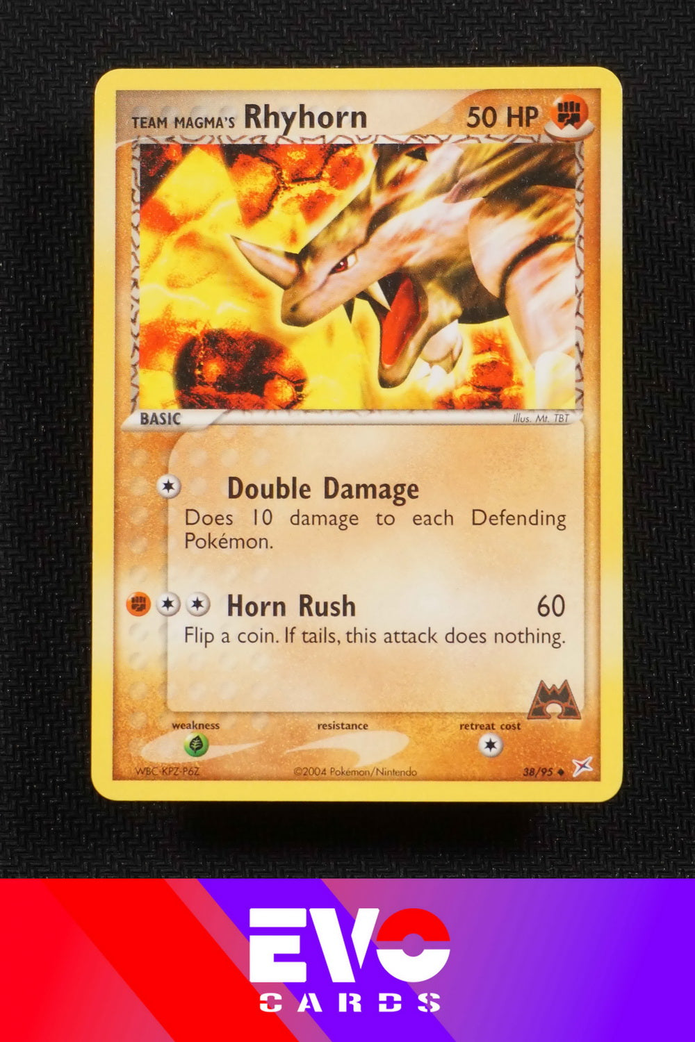 Rhyhorn 38/95 - ex Team Magma vs Team Aqua - Near Mint