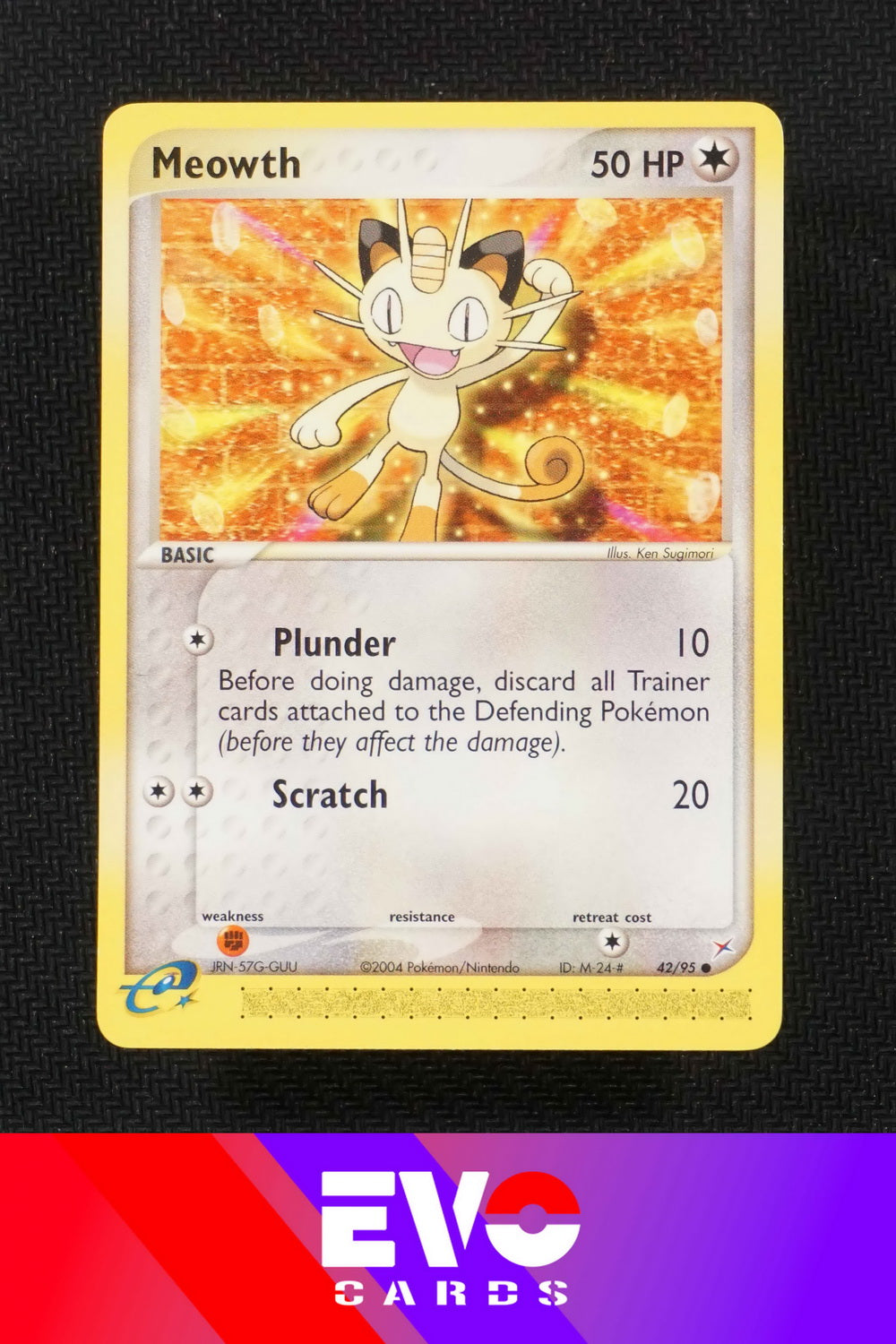 Meowth 42/95 - ex Team Magma vs Team Aqua - Near Mint