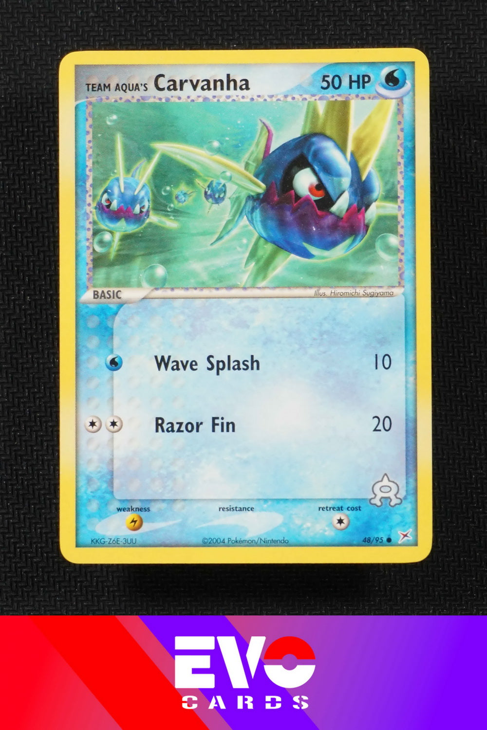 Carvanha 48/95 - ex Team Magma vs Team Aqua - Near Mint