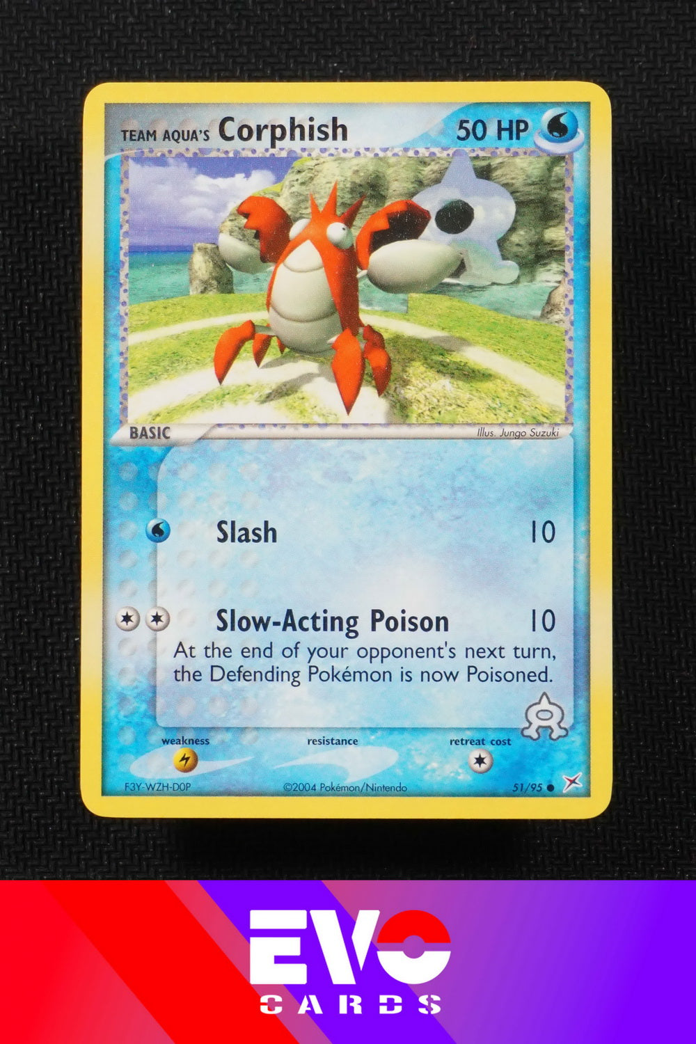 Corphish 51/95 - ex Team Magma vs Team Aqua - Near Mint