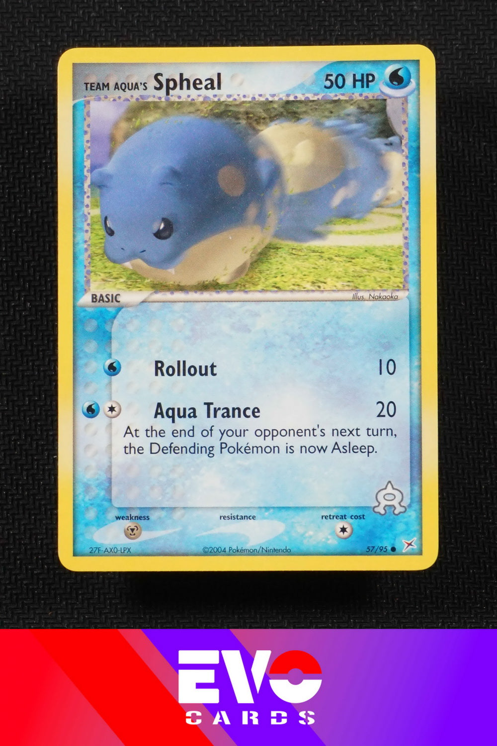 Spheal 57/95 - ex Team Magma vs Team Aqua - Near Mint